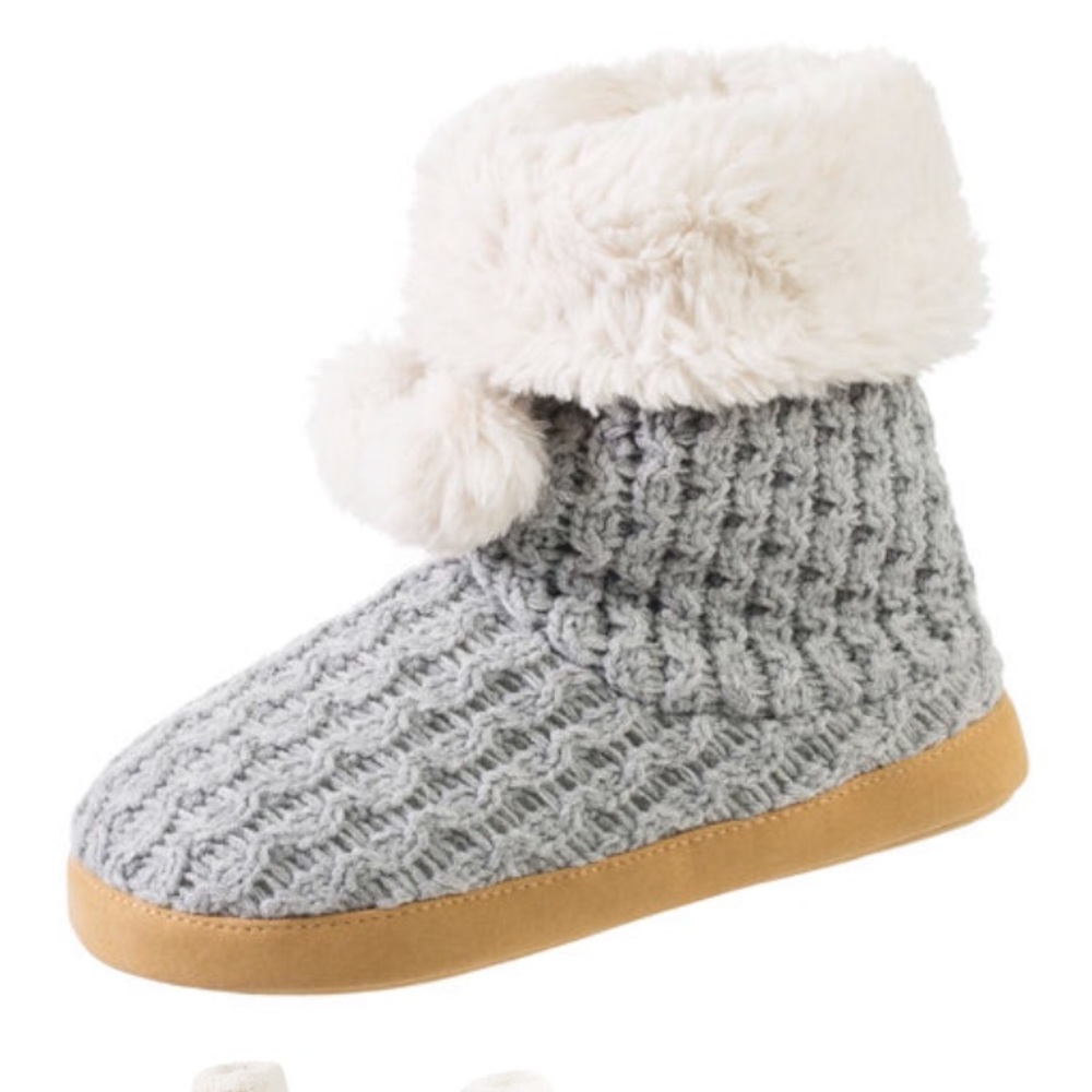 Grey Isotoner Slippers